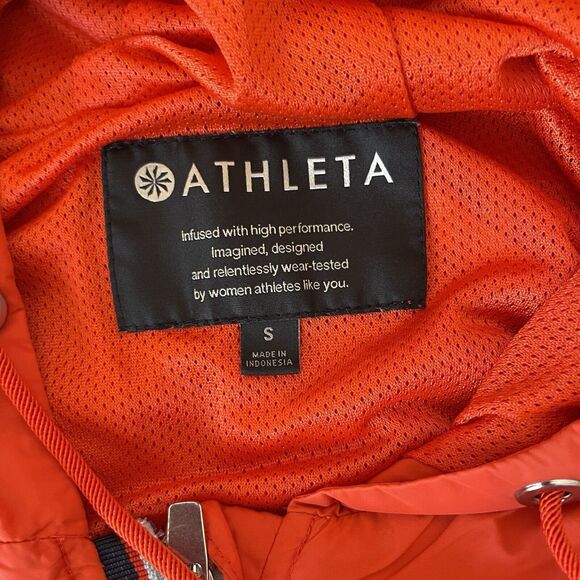 Athleta Women's Jacket Size Small Coat Ascender UPF Zip Hooded  Athletic - Picture 10 of 10
